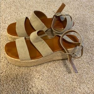 American Eagle Espadrille Platforms